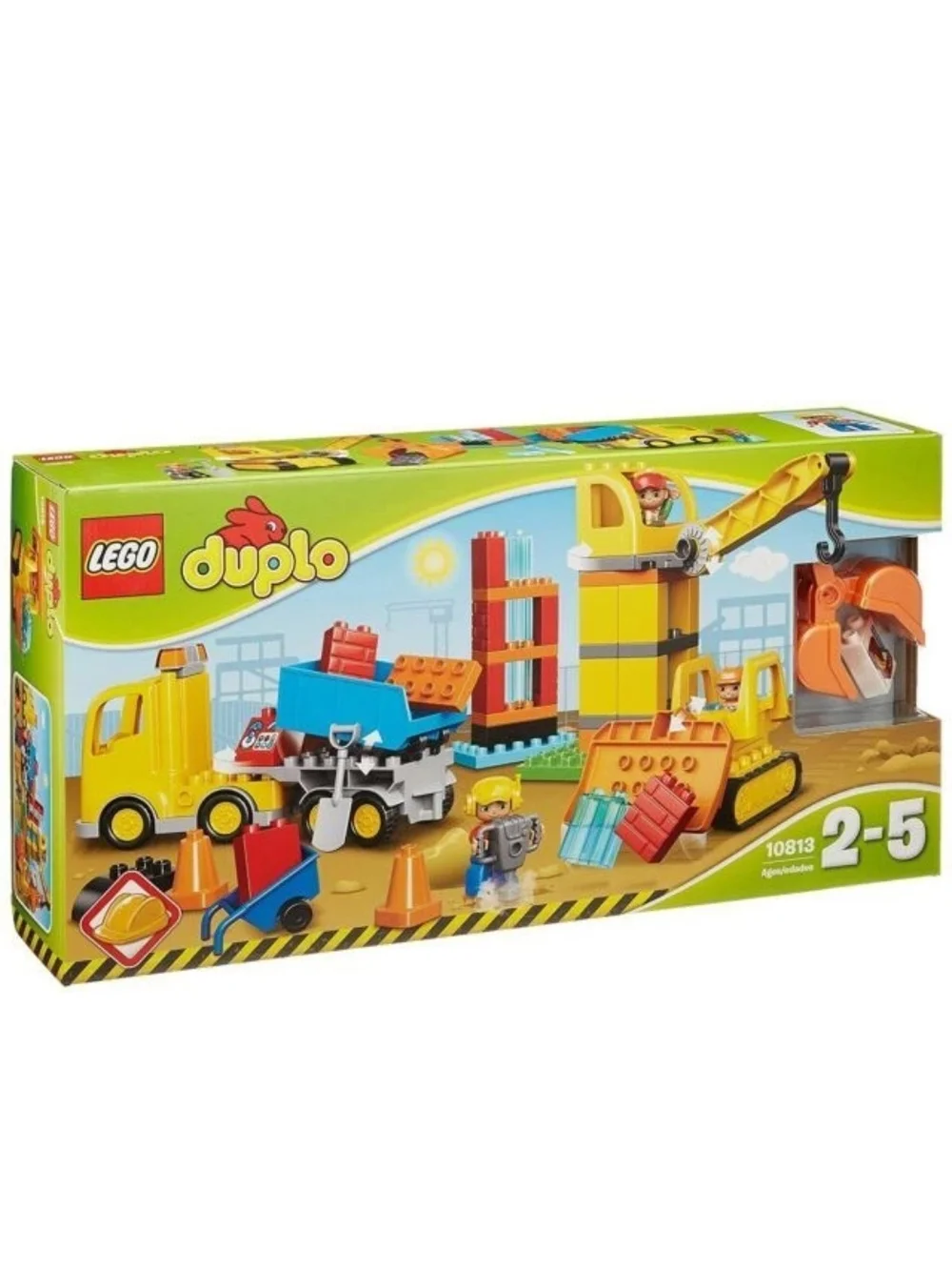 LEGO DUPLO Yellow Construction Site Playset for Kids